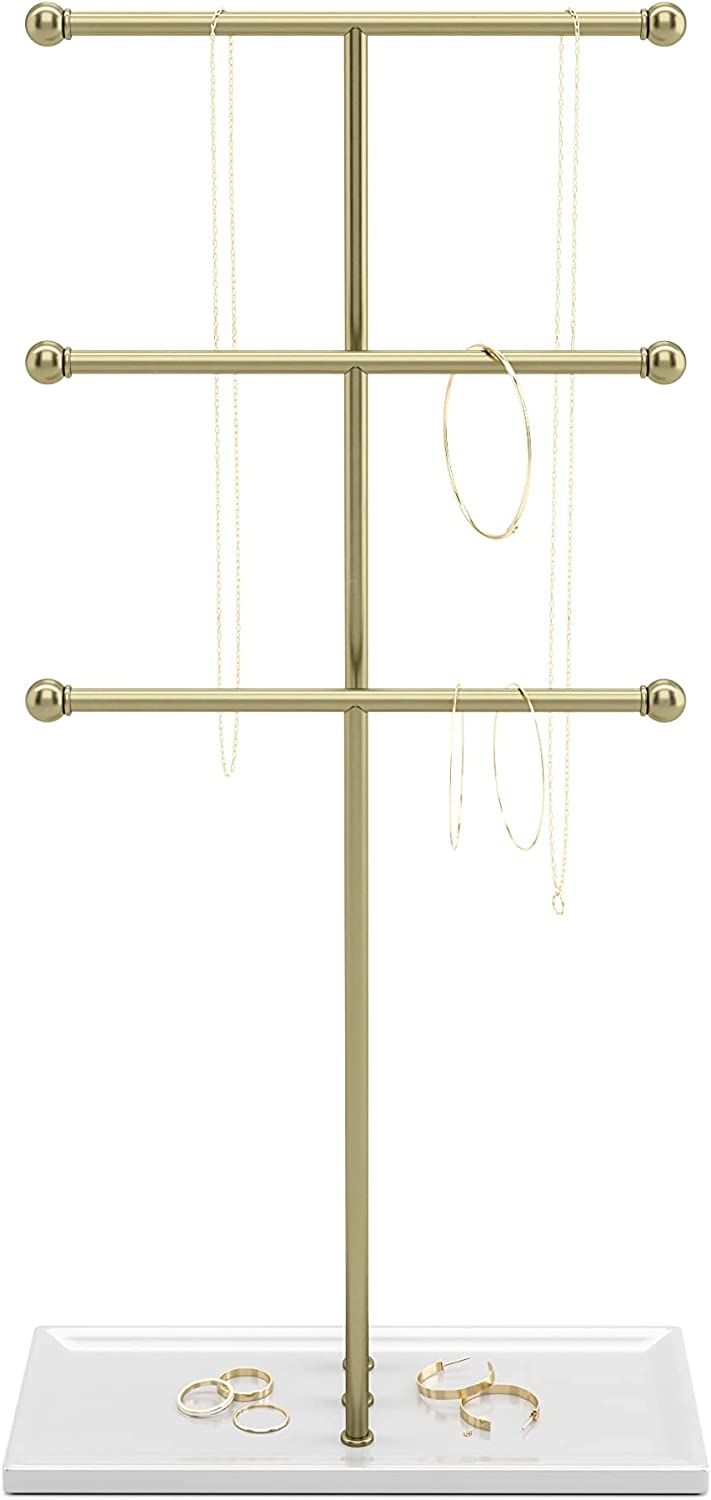 Umbra Trigem Jewelry Stand, Gold