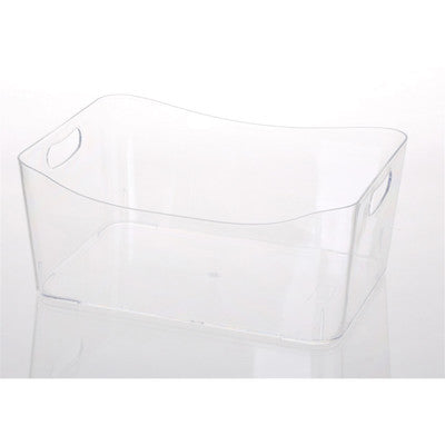 9.4"x6.6"x4" Clear Storage Basket