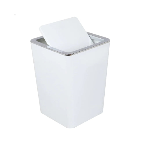 3l Acrylic Waste Basket White