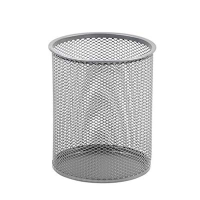 Mesh Pencil Holder Silver Med