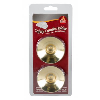 Safety Candle Holder Gold