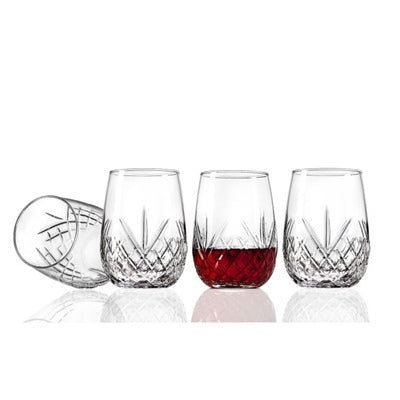 Stemless Wine Glasses 4pk
