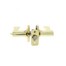 Brass-finish tulip entry door lock from Ultra Security, a Grade 3 lockset with an adjustable latch and a limited lifetime warranty, presented in its packaging.