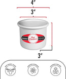 Fat Daddio's Round Cake Pan, 3 x 3 Inch, Silver