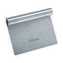 stainless steel scraper/chopper on a white background