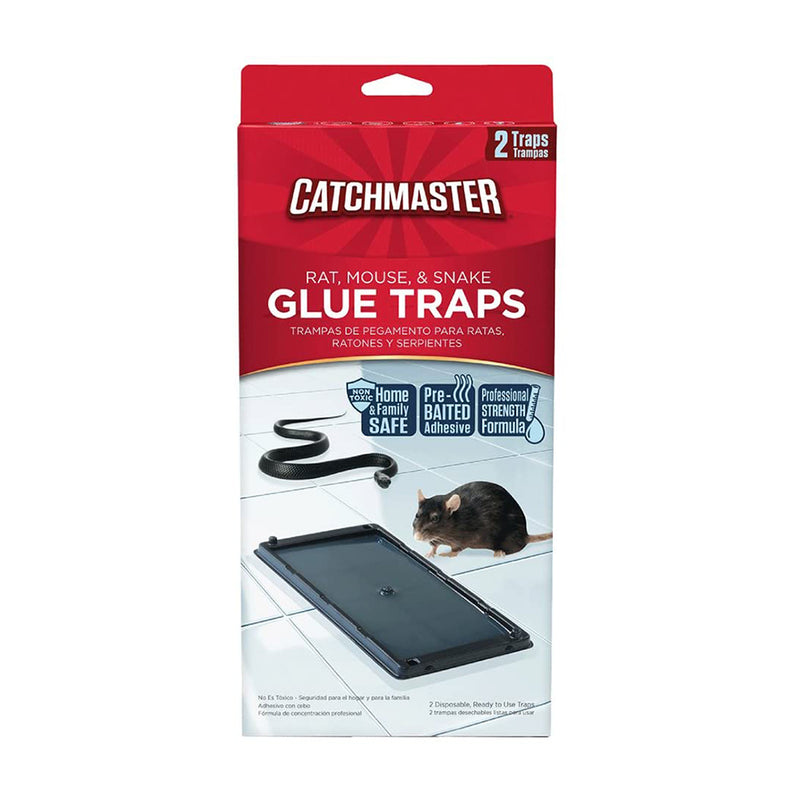 Catchmaster Rat Mouse & Snake Glue Traps 2 Pack