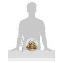 Reston Lloyd Electric Stove Burner Covers, Set of 4, Chickadees All-Over Pattern