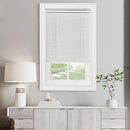 Cordless Light Filtering Mini Blind - 28 Inch Width, 72 Inch Length, 1" Slat Size - Pearl White