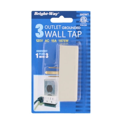 3 Outlet Wall Tap Ground