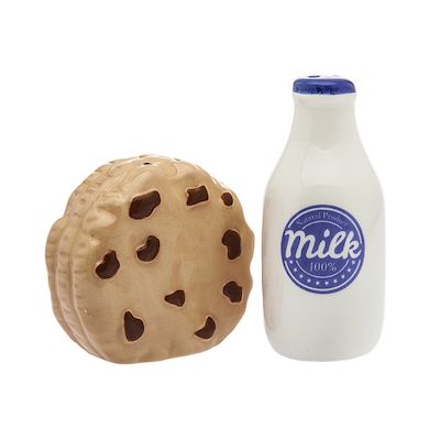Cookie And Milk Salt And Pepper Shaker  Set