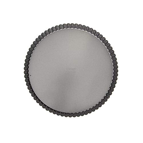 Chicago Mettalic Non-Stick Quiche/Tarte Pan, 11-Inch, Gray