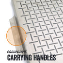 Yukon Glory YG-719 Premium Grill Topper Tray, made of stainless steel with a slotted, perforated pattern.