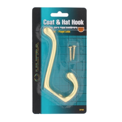 Coat & Hat Hook Gold