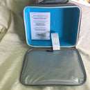 A rectangular soft lunch box featuring a large graphic of Star Wars characters including Rey holding a lightsaber, Finn, Poe Dameron, and Chewbacca.