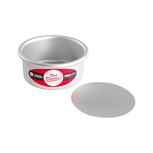 Fat Daddio's PCC-42 Anodized Aluminum Round Cheesecake Pan, 4 x 2 Inch