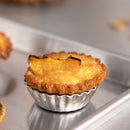 Fat Daddios Natural Aluminum, Heavy Duty Mini Tartlette Pan Solid Bottom, 2 1/2 in Diameter x 3/4 in Deep (Approx 20 Per Pack)