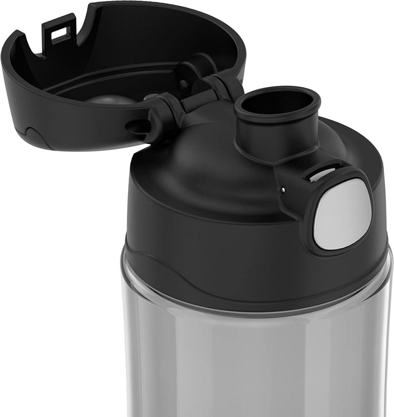 THERMOS FUNTAINER 16 Ounce Plastic Hydration with Spout, Black