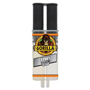 Gorilla brand epoxy adhesive in a clear dual syringe, designed to set in 5 minutes and provide a strong, 100% tough bond.