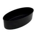 Non-stick oval baking pan for bread, casseroles, and roasting – durable black bakeware for oven cooking.