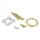 Secure brass entry lock with a rim night latch mechanism by Ultra Hardware, providing automatic locking and a single cylinder deadbolt.