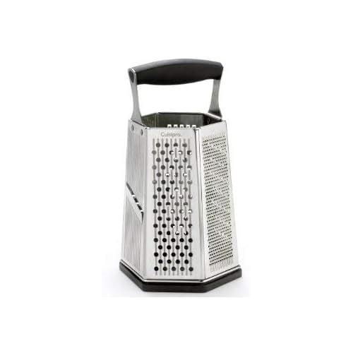 CUISIPRO 6 Sided Box Grater, One size, Black