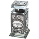 Chrystal Besamim Holder with Metal Plaque