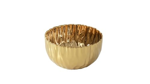 Pampa Bay Porcelain Medium Bowl, Mascali D'oro, Gold