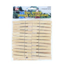 Wood Spring Clothespins 50pk