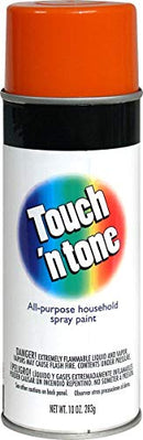 Touch N Tone Spray Paint 10 oz, Gloss Orange