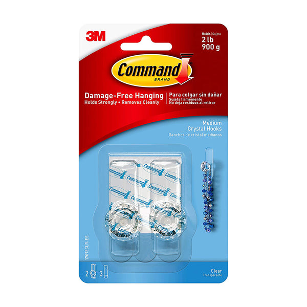 Med  Crystal Clear Hook 2pk