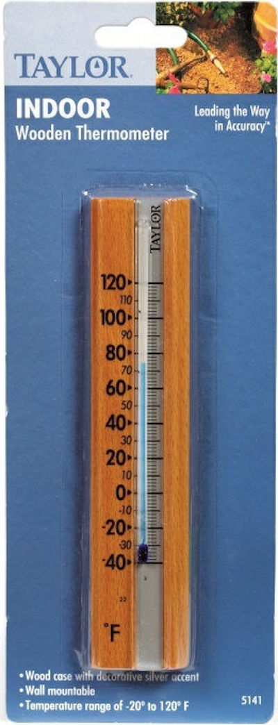 Indoor Wooden Thermometer