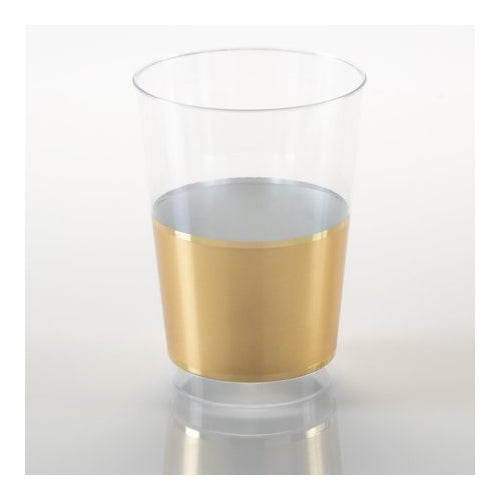 12oz Gold on Gold Tumblers 10 Pack