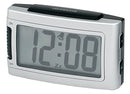 Impecca Digital Alarm Clock 1.3" Large Display, Metallic Silver