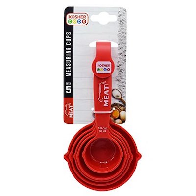 5pc Measuring Cup Set Red