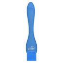 Blue silicone basting brush, marked "DAIRY" for kosher cooking, from The Kosher Cook.