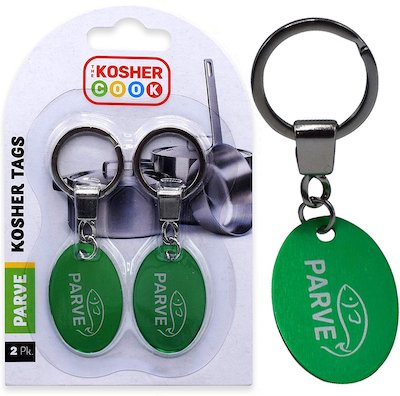 Parve Coin Tags 2pk Green