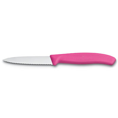 Victorinox 3.25" Serrated Knife Pink