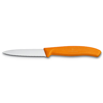 Victorinox 3.25" Serrated Small Orange Knife