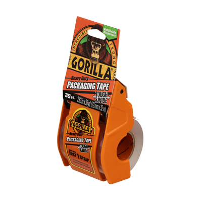 Gorilla Clear Shipping Tape With Despenser 2.83"x35yrd