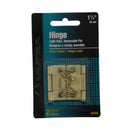 Hinge 1 1/2" Brass Plated