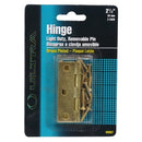 2-1/2" Hinge Brass Plated