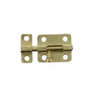 Ultra Hardware 2.5-inch brass-plated barrel bolt with screws, ideal for securing doors, cabinets, and gates. Durable and easy to install.