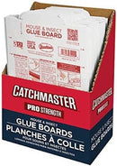 A display box containing white mouse and insect glue boards, branded 'Pro Strength.'