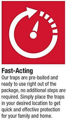 A red and blue cardboard box containing Catchmaster Pro Strength Mouse & Insect Glue Boards. The box clearly displays the brand name "CATCHMASTER" in large white letters and "PRO STRENGTH" below it. The product is labeled as "MOUSE & INSECT GLUE BOARDS" in English and French.