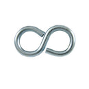 A single silver metal S-shaped hook, viewed closely, indicating heavy-duty construction for hanging.