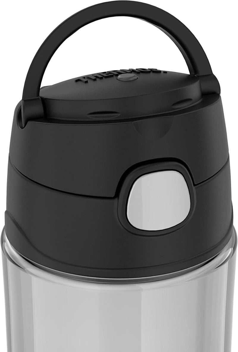 THERMOS FUNTAINER 16 Ounce Plastic Hydration with Spout, Black