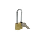 Padlock brass 1"long shackle
