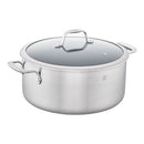 8qt Dutch Oven With Glass Lid Non Stick Ceramic Coating
