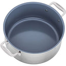 8qt Dutch Oven With Glass Lid Non Stick Ceramic Coating