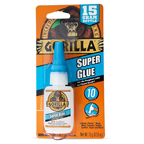 Gorilla Super Glue, 15 g, Clear